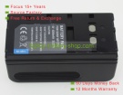Sony NP-66, NP-55 6V 4000mAh replacement batteries