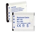 Casio NP-110 3.7V 1000mAh replacement batteries