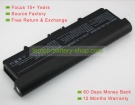 Dell RN873, M911G 11.1V 6600mAh replacement batteries