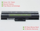Sony VGP-BPS13, VGP-BPS13/B 11.1V 4400mAh replacement batteries