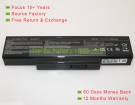 Asus 70-NZYB1000Z, 70-NX01B1000Z 11.1V 4400mAh replacement batteries