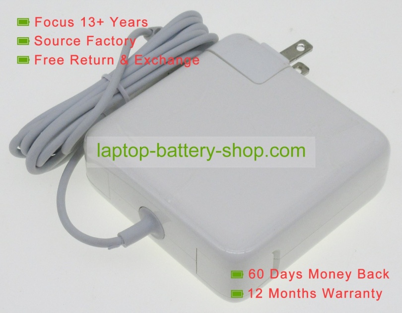 Apple A1343, A1172 18.5V 4.6A replacement adapters - Click Image to Close