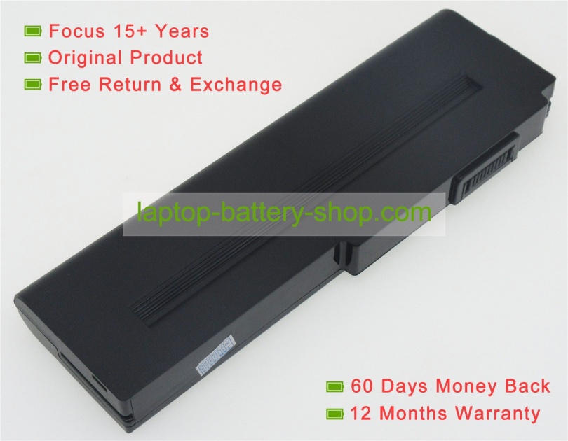 Asus A32-N61, 07G016C71875 11.1V 7200mAh replacement batteries - Click Image to Close