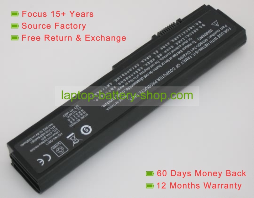 Hp 468816-001, HSTNN-OB71 10.8V 4400mAh replacement batteries - Click Image to Close