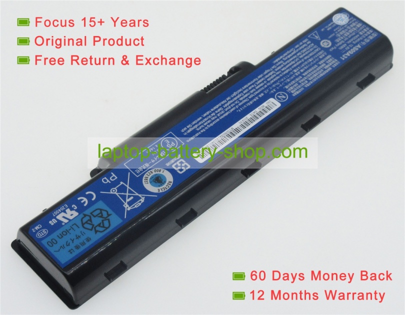 Acer AS09A56, AS09A75 11.1V 4400mAh replacement batteries - Click Image to Close