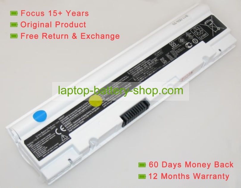 Asus 07G016HF1875, A32-1025c 10.8V 2600mAh replacement batteries - Click Image to Close