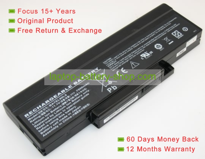 Lenovo BATFL91L6, BATFT10L61 11.1V 7200mAh replacement batteries - Click Image to Close