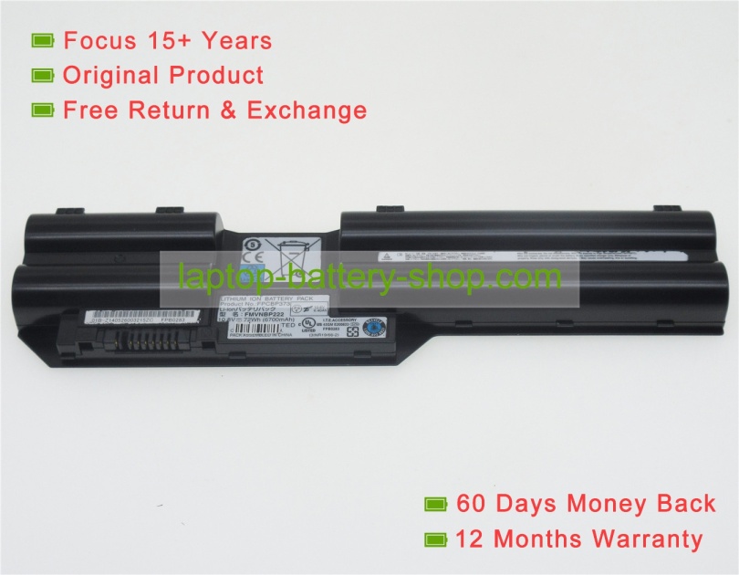 Fujitsu FPCBP373, 3INR19/66-2 10.8V 6700mAh replacement batteries - Click Image to Close