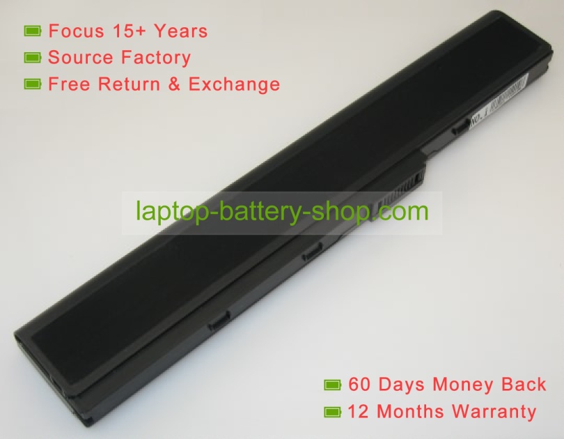 Asus A32-K52, A42-K52 14.4V 4400mAh replacement batteries - Click Image to Close