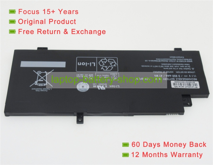 Sony BPS34, VGP-BPS34 11.1V 3650mAh replacement batteries - Click Image to Close