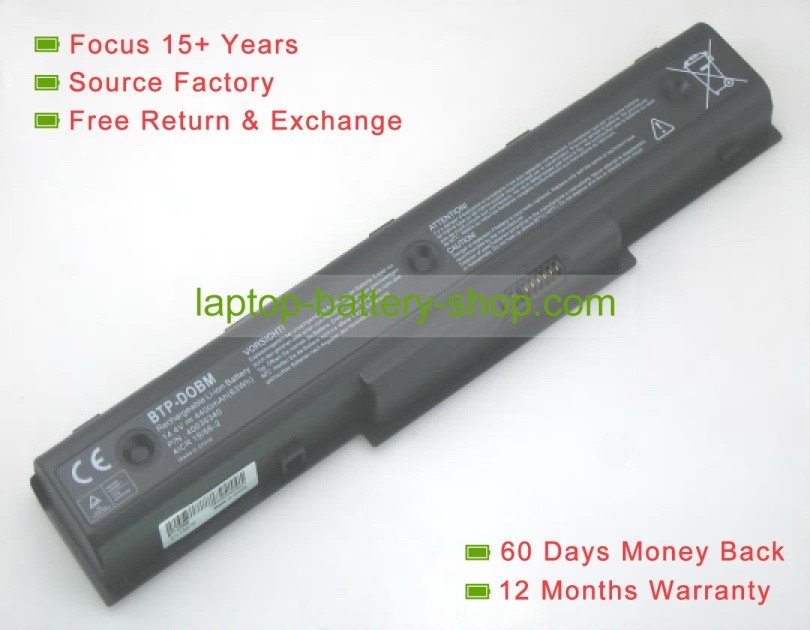Medion 40036340, BTP-DOBM 14.4V 4400mAh replacement batteries - Click Image to Close