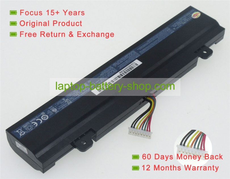 Acer AL15B32, KT.00603.011 11.1V 5040mAh replacement batteries - Click Image to Close