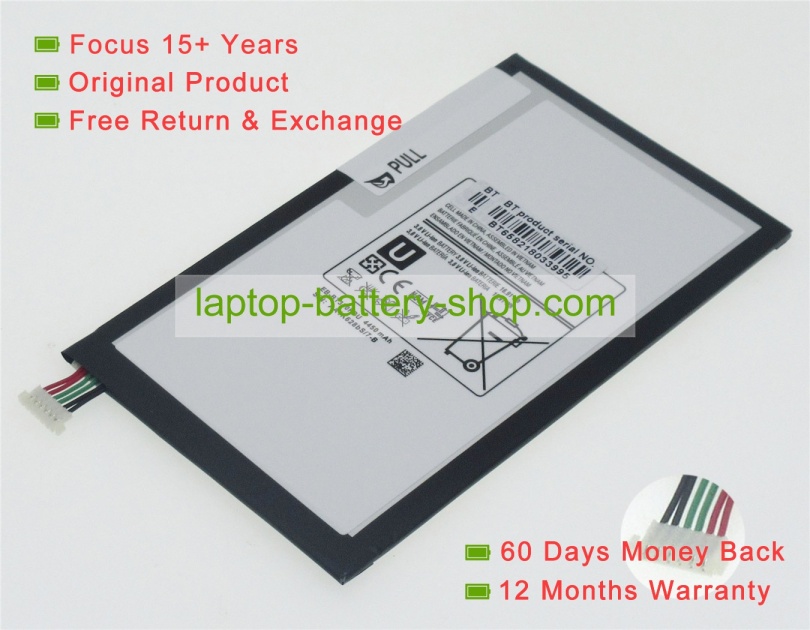 Samsung EB-BT330FBU, EB-BT330FBC 3.8V 4450mAh replacement batteries - Click Image to Close