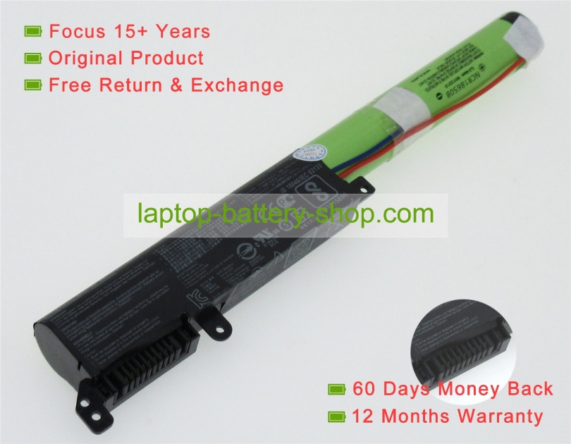 Asus A31N1537, 0B110-00420300 10.8V 3200mAh replacement batteries - Click Image to Close