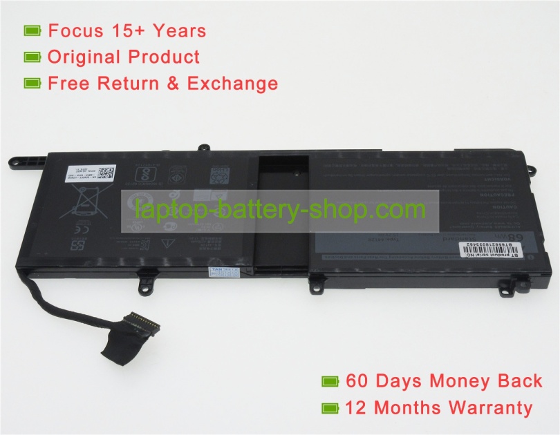 Dell 44T2R, 546FF 15.2V 4276mAh replacement batteries - Click Image to Close