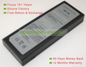 Sony NP-1, NP-1A 12V 2000mAh replacement batteries