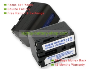 Sony NP-QM51, NP-QM50 7.2V 2800mAh replacement batteries