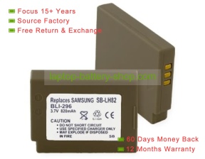 Samsung SB-LH82 3.7V 820mAh replacement batteries