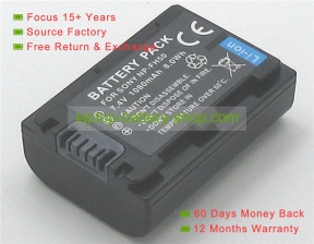 Sony FH50, NP-FP71 7.2V 800mAh replacement batteries
