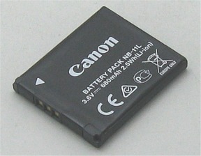Canon NB-11L 3.6V 680mAh replacement batteries