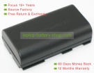 Canon BP-911, BP-924 7.2V 2000mAh replacement batteries