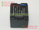 Panasonic CGA-DU14, VW-VBD140 7.2V 1400mAh replacement batteries