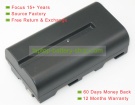 Sony NP-F550, NP-F330 7.2V 1850mAh replacement batteries