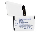 Casio NP-70 3.7V 1000mAh replacement batteries