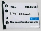 Nikon EN-EL10 3.7V 650mAh replacement batteries