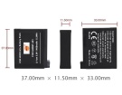 Other AHDBT-401 3.8V 1400mAh replacement batteries