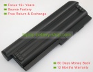 Lenovo 42T4835, 42T4535 10.8V 6600mAh replacement batteries