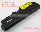 Lenovo 43R2499, 42T5264 10.8V 6600mAh replacement batteries