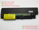 Lenovo 43R2499, 42T5264 10.8V 6600mAh replacement batteries