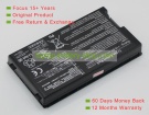 Asus A32-F80H, A32-F80 10.8V 4400mAh replacement batteries