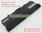 Dell D608H, HP297 11.1V 7200mAh replacement batteries