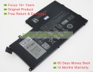 Dell TRHFF, 1V2F6 11.1V 3800mAh replacement batteries