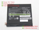 Toshiba 2 WT10-A-109, 2 WT8-B-006 3.75V 5820mAh replacement batteries