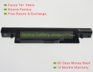 Benq BATBLB3L61, BATAW20L61 10.8V 4400mAh replacement batteries