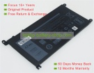 Dell WDX0R, WDXOR 11.4V 3684mAh original batteries