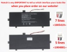 Ematic 3882229C, 4082229C 3.8V 8000mAh original batteries