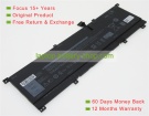 Dell 8N0T7, FW8KR 11.4V 6580mAh original batteries