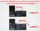 Medion 40054577, EF20-2S5000-B1V1 7.4V 5000mAh original batteries