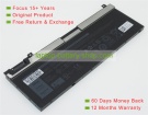 Dell 7M0T6, 0WMRC77I 7.6V 8000mAh original batteries