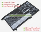 Lenovo L18M4PF5, SB10W67370 15.12V 4630mAh original batteries