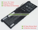 Acer 2Icp4/78/104, AP16M4J 7.6V 4870mAh original batteries