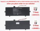 Ematic 3378107-2P, NV-3378107-2P 3.8V 8000mAh original batteries