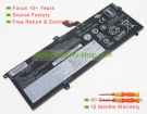 Lenovo 3ICP6/38/64-2, SB10K97663 11.4V 4220mAh replacement batteries
