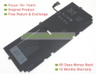 Dell P117G001, P117G002 7.6V 6500mAh original batteries