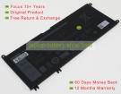 Dell 4WN0Y, G4MX4 15.2V 3500mAh original batteries