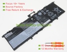 Lenovo 5B10Z49518, 5B10Z49519 15.44V 3950mAh original batteries